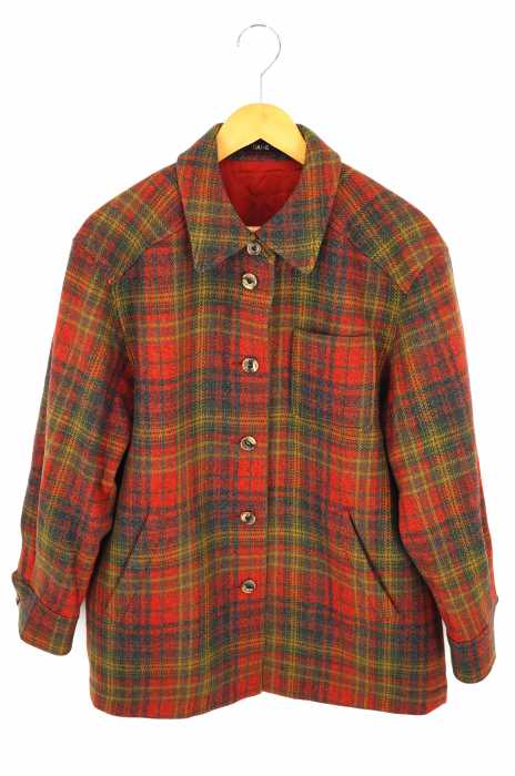 DAKS（ダックス） チェックネルシャツジャケット メンズ アウター