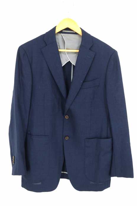 UNIVERSAL LANGUAGE(ユニバーサルランゲージ) Vitale Barberis Canonico イタリア製 カノニコ生地 2Bテーラード メンズ アウター