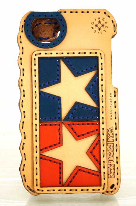 Ojaga design × TAMIYA（オジャガデザインタミヤ） レザースマホケース メンズ ファッション雑貨