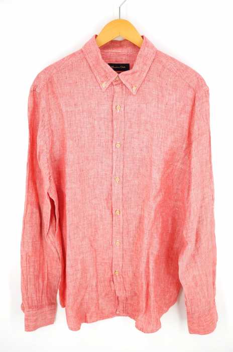 Massimo Dutti（マッシモデュッティ） リネン ボタンダウンシャツ メンズ トップス