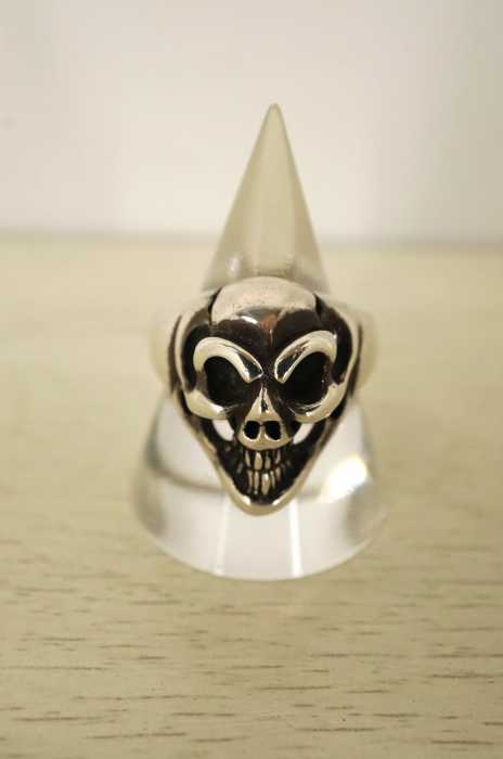 BILL WALL LEATHER （ビルウォールレザー） Small Good Luck Skull Ring B310 メンズ アクセサリー