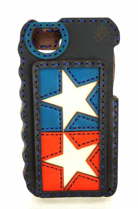 Ojaga design × TAMIYA(オジャガデザインタミヤ) レザースマホケース メンズ ファッション雑貨