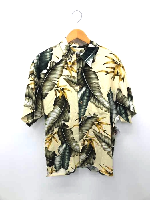 black point(フルギ) シルクレーヨン アロハシャツ メンズ トップス