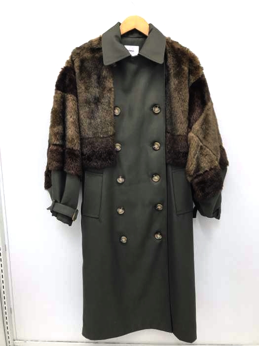 MURUA（ムルーア） ロングダブルトレンチ レディース アウター