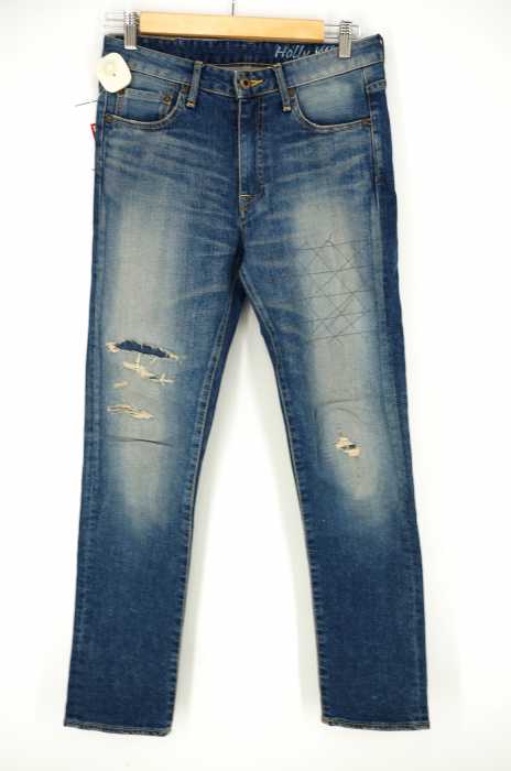 JAPAN BLUE JEANS (ジャパンブルージーンズ) JB2301 HOLLYWOOD クラッシュ加工加工デニムパンツ メンズ パンツ