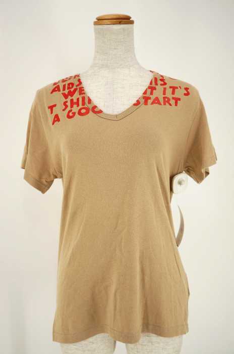 Martin Margiela （マルタンマルジェラ） AIDSエイズTシャツ レディース トップス