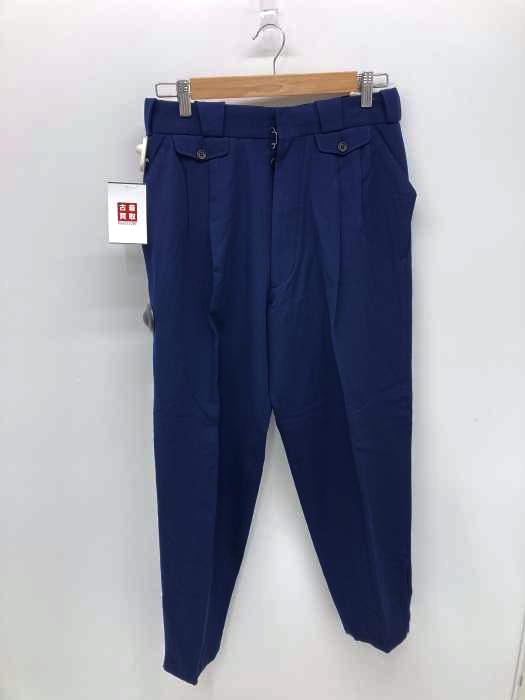 Yohji Yamamoto POUR HOMME(ヨウジヤマモトプールオム) 80~90s 丸文字タグ 寅壱デザインスラックス 裾シンチ メンズ パンツ