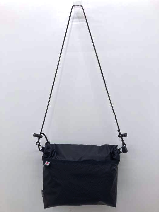 FAIR WEATHER（フェアウェザー） zip sacoche black サコッシュ メンズ バッグ