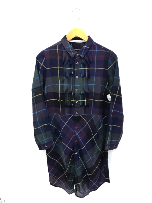 sunaokuwahara（スナオクワハラ） チェック柄シャツワンピース レディース ワンピース