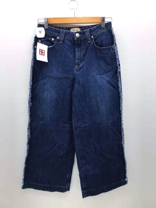 YANUK（ヤヌーク） サイドフリンジ  デニムパンツ レディース パンツ