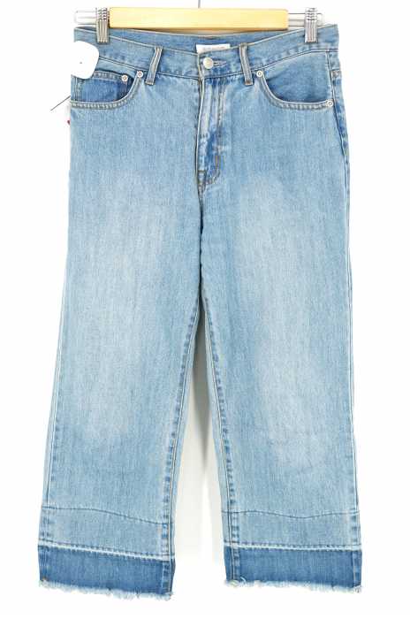 OLIVE des OLIVE (オリーブデオリーブ) カットオフルーズデニムパンツ レディース パンツ