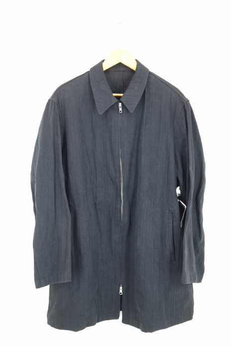 Y's for men（ワイズフォーメン） 96SS ヘビーコットンストライプジップブルゾン ハーフコート メンズ アウター