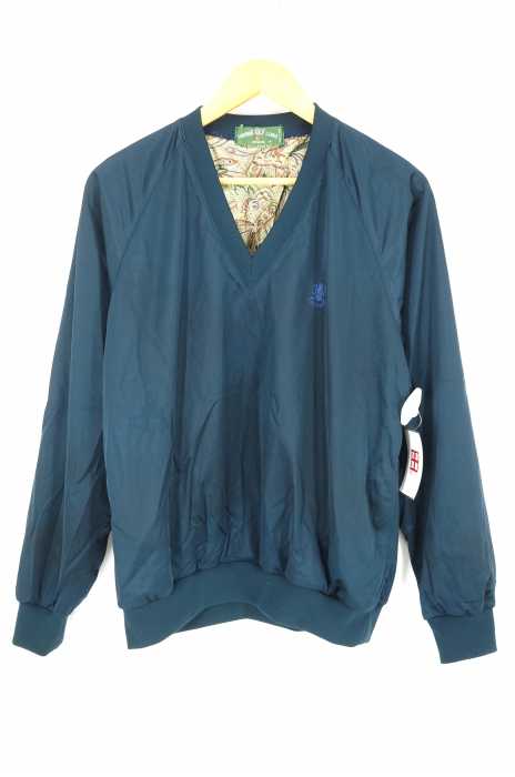 USED古着 (ユーズドフルギ) Vネックナイロンピステ メンズ トップス