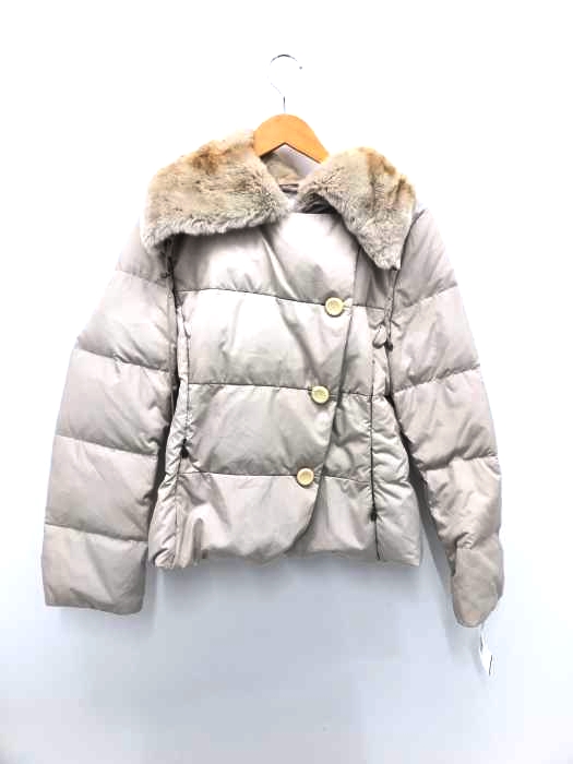 MAXMARA(マックスマーラ) 襟毛皮 中綿ジャケット レディース アウター