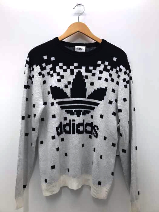 adidas Originals by Jeremy Scott（アディダスオリジナルスバイジェレミースコット） ピクセルニットセーター Pixel Knit Sweater Jeremy Scott メンズ トップス