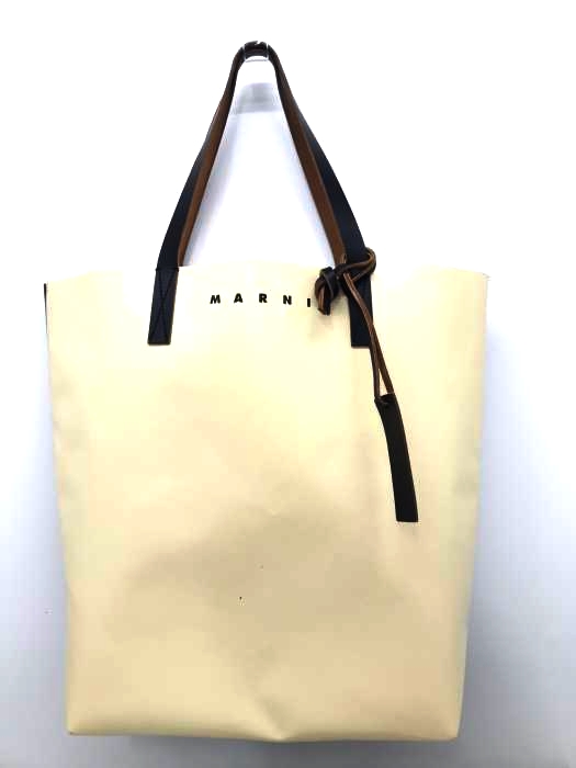 MARNI（マルニ） バイカラー ロゴトートバッグ メンズ バッグ