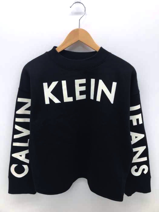 Calvin Klein Jeans（カルバンクラインジーンズ） ロゴプリント クルーネックスウェット レディース トップス