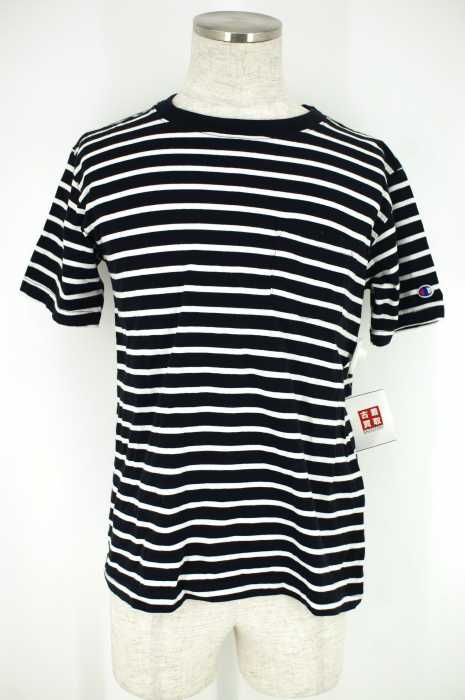 Champion （チャンピオン） ボーダーポケットTシャツ メンズ トップス