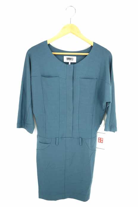 MM6 Maison Margiela (エムエムシックス メゾンマルジェラ) ノーカラーワンピース レディース ワンピース