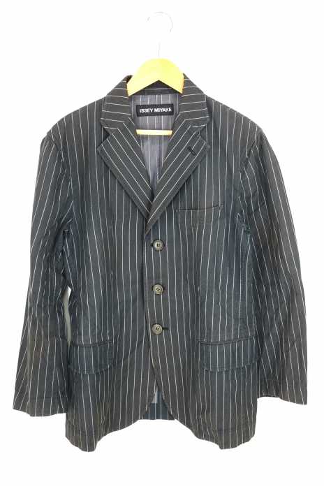 ISSEY MIYAKE MEN(イッセイミヤケメン) コットンストライプテーラードジャケット メンズ アウター