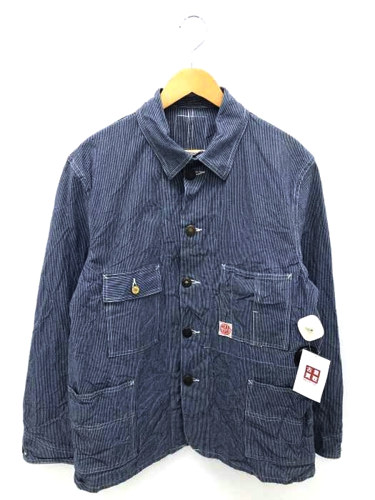 HEAD LIGHT（ヘッドライト） PINSTRIPE WORK COAT 復刻ジーンコードストライプ ワークコート メンズ アウター