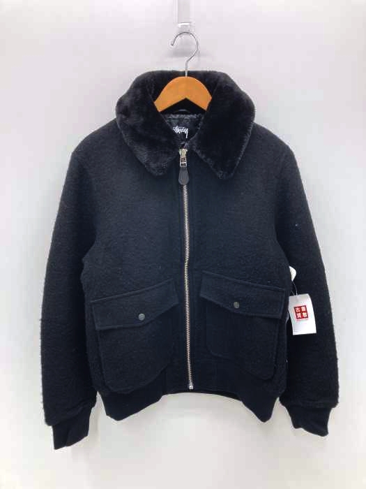 Stussy（ステューシー） A-2 襟ボアウールジップブルゾン メンズ アウター