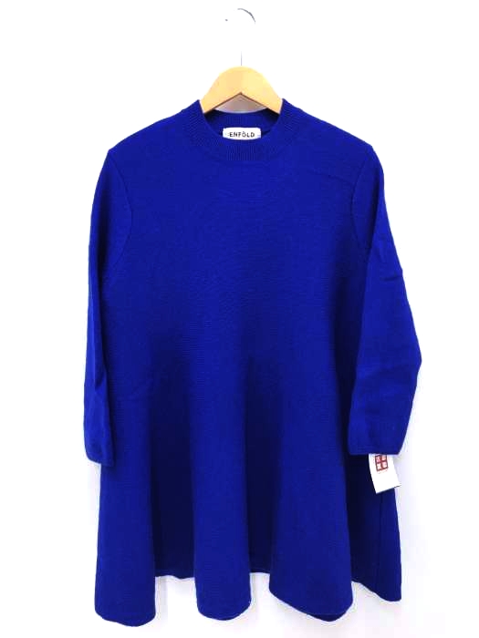 ENFOLD(エンフォルド) 15AW メリノウールAラインワンピース レディース ワンピース