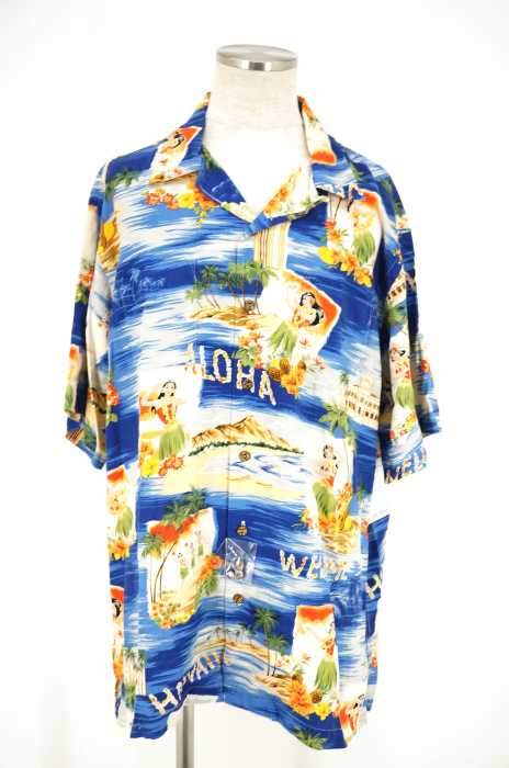 【着画あり】ラルフローレン Ralph Lauren 半袖シャツ アロハシャツ 90's USA製 Polo Ralph Lauren S/S Hawaiian Shirt aloha / ポロ