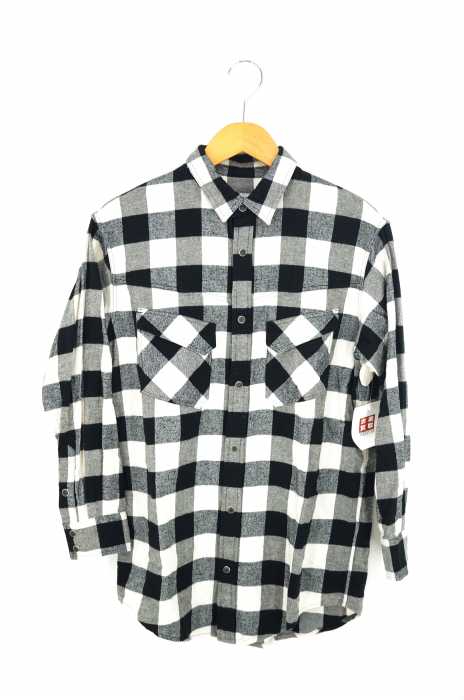 Edition（エディション） ブロックチェックロングシャツ レディース トップス