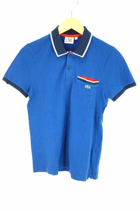 Lacoste LVE(ラコステライブ) ワンポイント刺繍ポロシャツ メンズ トップス