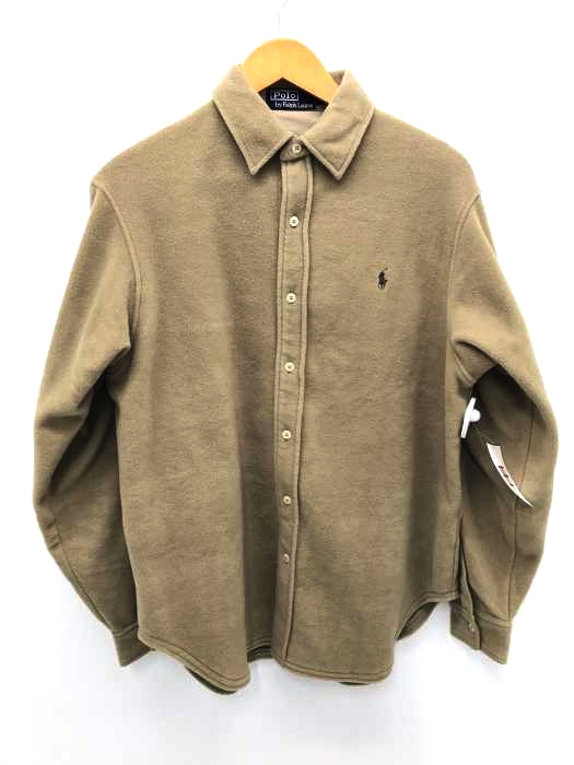 Polo by RALPH LAUREN（ポロバイラルフローレン） 刺繍フリースシャツジャケット メンズ トップス