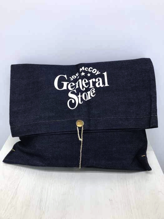 JOE McCOY（ジョーマッコイ） General Store ロゴプリントデニムクラッチバッグ メンズ バッグ