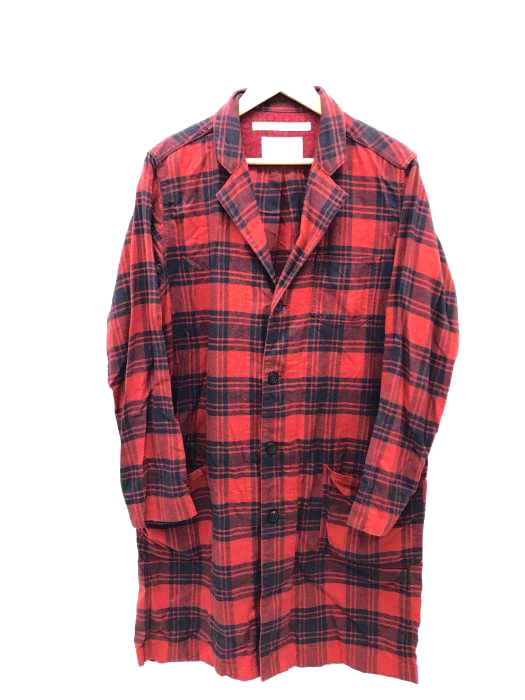 WHITE MOUNTAINEERING(ホワイトマウンテニアリング) Heather Check Nap-Raised Gawn メンズ アウター