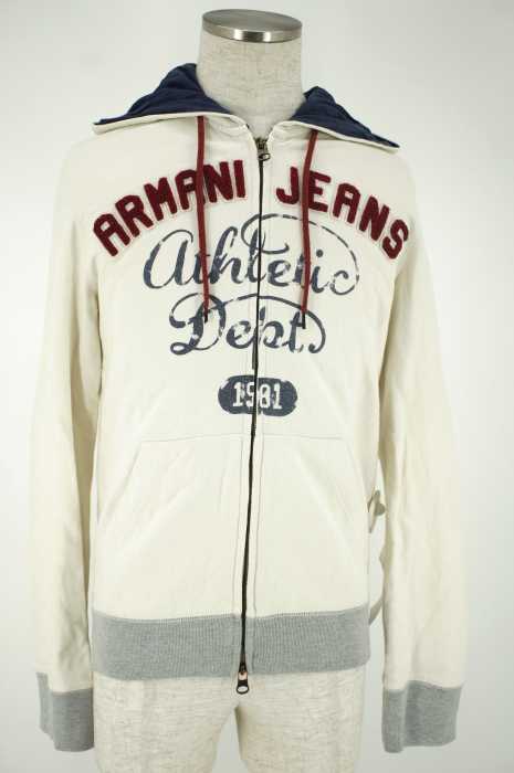 ARMANI JEANS （アルマーニジーンズ） ワッペンジップパーカー メンズ アウター
