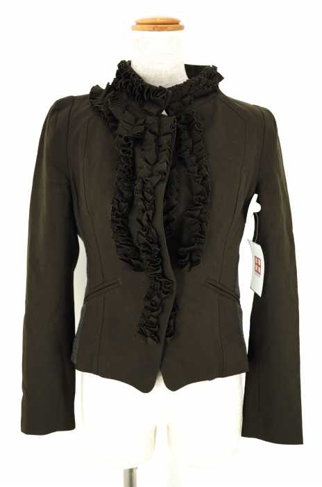 abahouse devinette Luxe （アバハウスドゥヴィネットリュクス） フリルリブ切替ジャケット レディース アウター