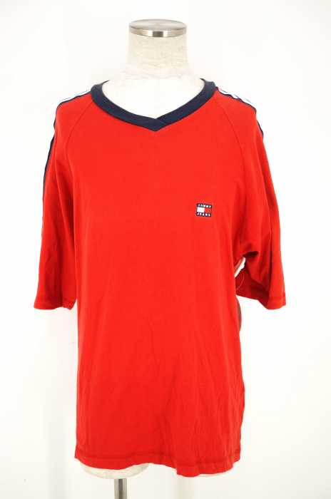 tommy jeans (トミージーンズ) ラグランスリーブTシャツ メンズ トップス