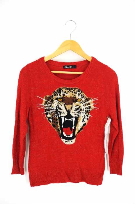 HYSTERIC GLAMOUR （ヒステリックグラマー） チーターモチーフラメニット レディース トップス