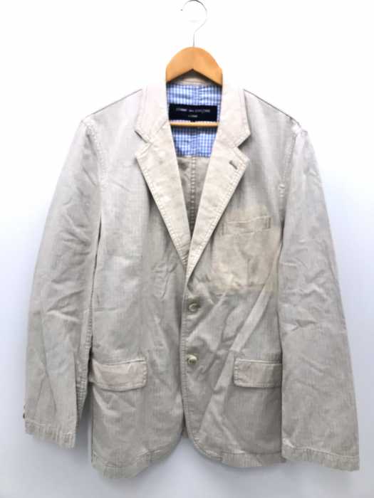 COMME des GARCONS HOMME(コムデギャルソンオム) AD2005 リネン混2Bテーラードジャケット メンズ アウター