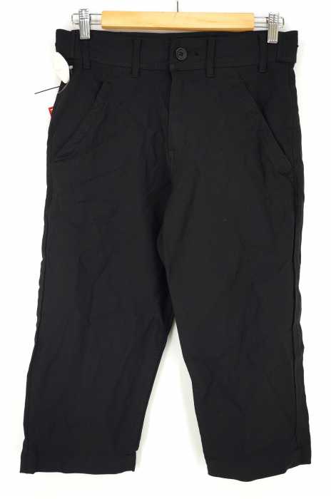 BLACK COMME des GARCONS （ブラックコムデギャルソン） AD2011 ストレッチデザインパンツ クロップドパンツ レディース パンツ