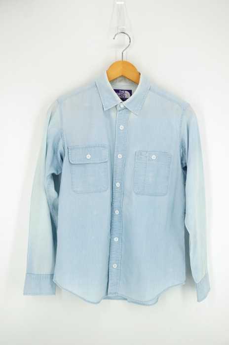 THE NORTH FACE PURPLE LABEL （ノースフェイスパープルレーベル） COOLMAX INDIGO CHAMBRAY SHIRT メンズ トップス