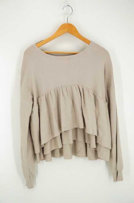 KBF (ケイビーエフ) 18AW ギャザーフリルニット レディース トップス