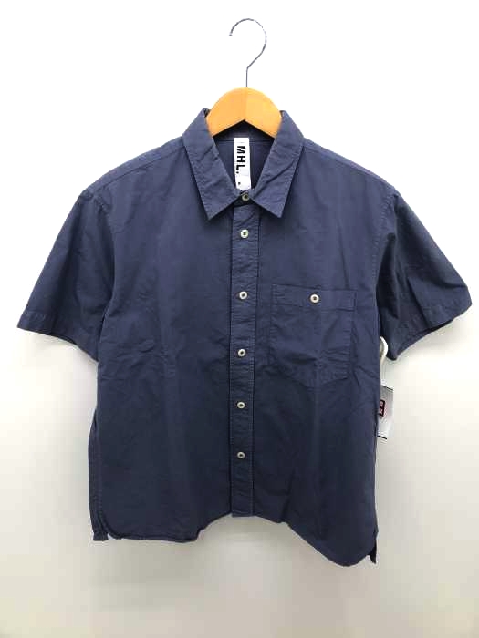 MHL.（エムエイチエル） ハーフスリーブシャツ メンズ トップス