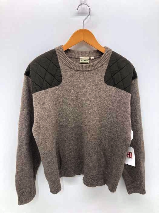 L.L.Bean(エルエルビーン) キルティングパッチニット メンズ トップス