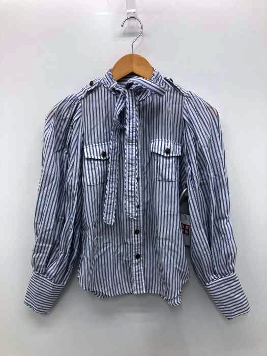 POLO JEANS COMPANY RALPH LAUREN(ポロジーンズカンパニーラルフローレン) ストライプスタンドカラーシャツ レディース トップス