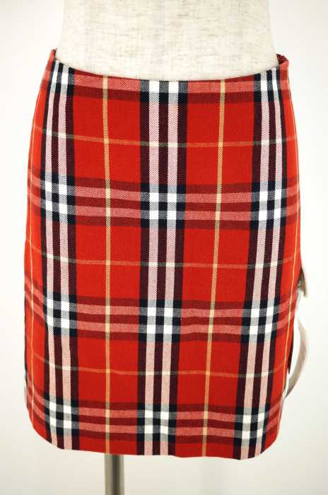 BURBERRY LONDON （バーバリーロンドン） チェック柄フリルスカート レディース スカート