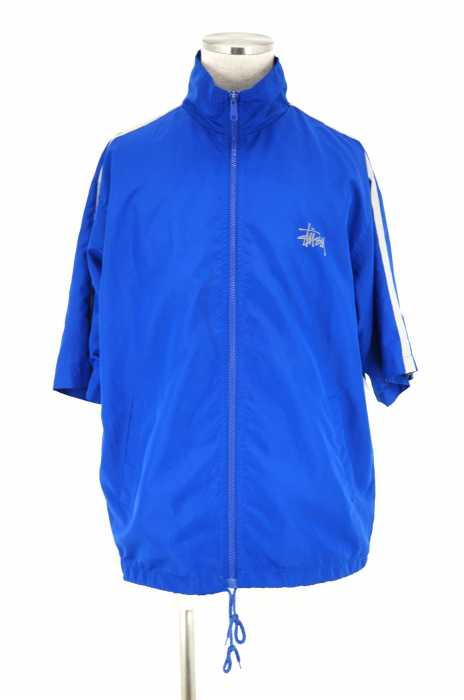STUSSY （ステューシー） ジップアップ 半袖ジャージ メンズ トップス