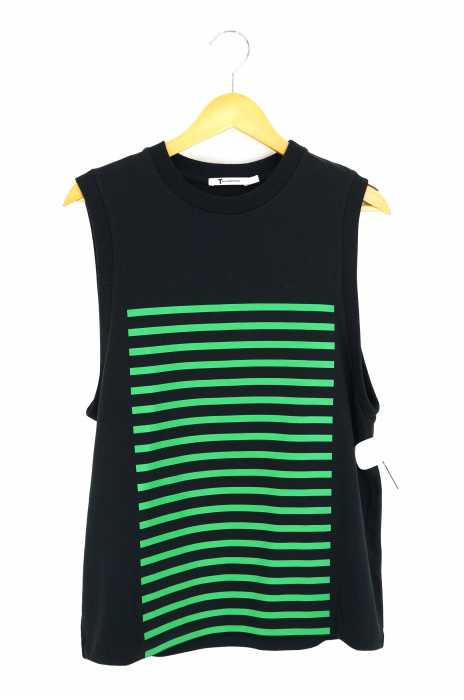 T by Alexander Wang （ティーバイアレキサンダーワン） ノースリーブプリントカットソー レディース トップス