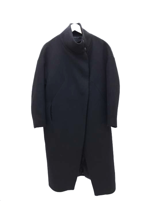 ZARA BASIC(ザラベーシック) コクーンシルエットスタンドカラーコート レディース アウター