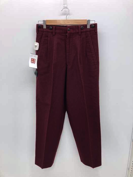 Yohji Yamamoto POUR HOMME（ヨウジヤマモトプールオム） 80~90S 丸文字タグ ヘビーウール2タックワイドスラックス メンズ パンツ