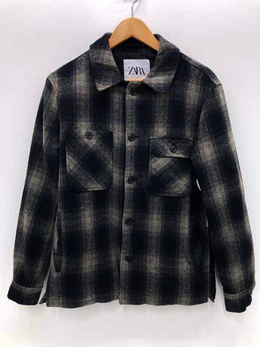 ZARA（ザラ） ウールシャツブルゾン メンズ アウター